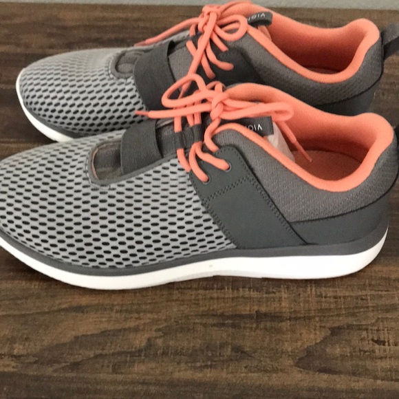 Vionic Mesh Lace-Up Athletic Sneakers - Coro - charcoal a395066 - Picture 4 of 6